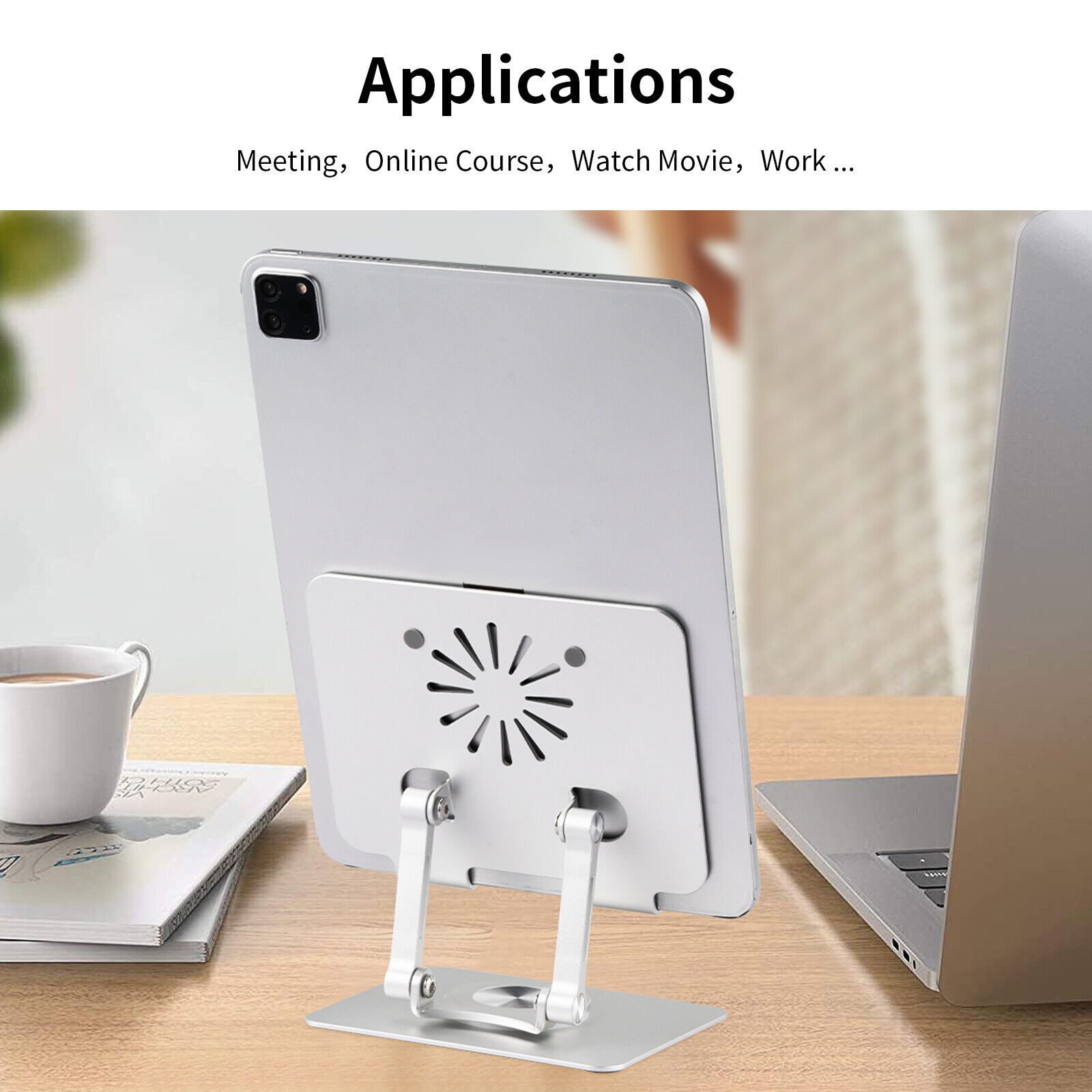 Lightweight Aluminum Tripod Stand with Phone Holder for Pentax