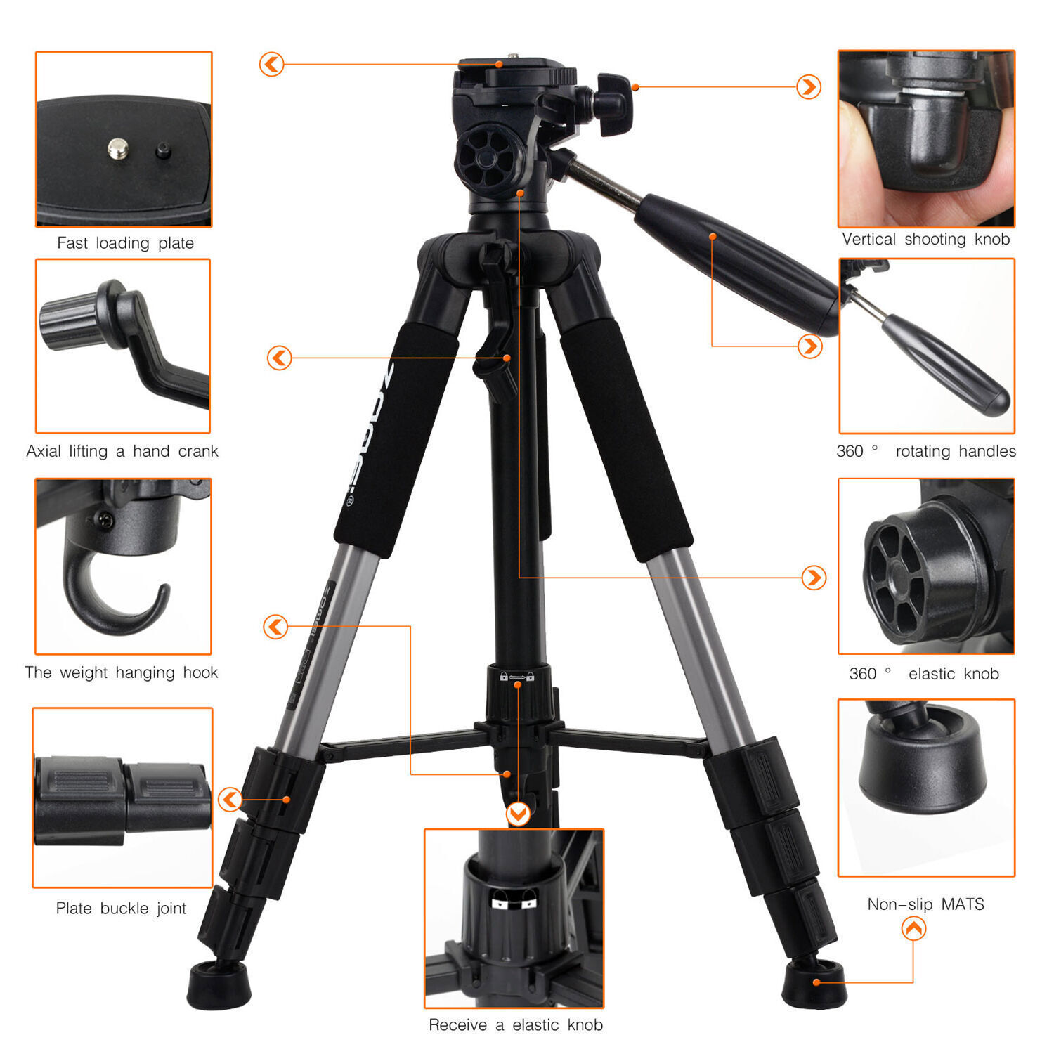 Professional tripod for Canon DSLR cameras