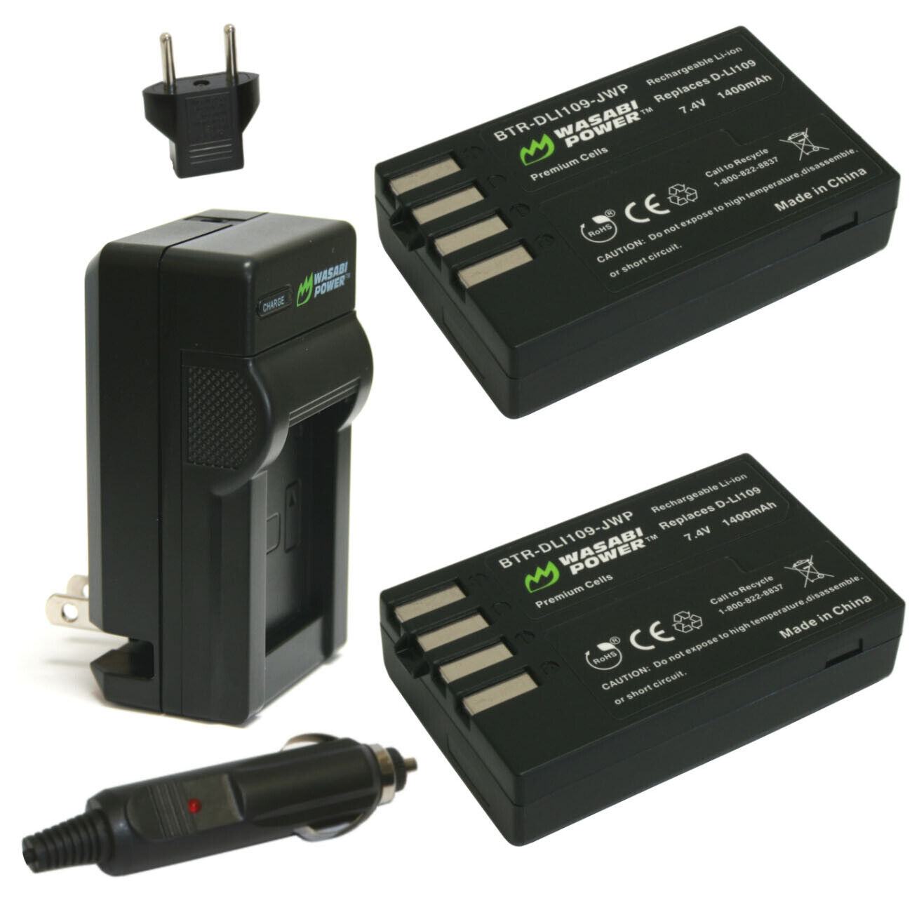 Pentax D-LI109 Charger and Battery Pack (2)