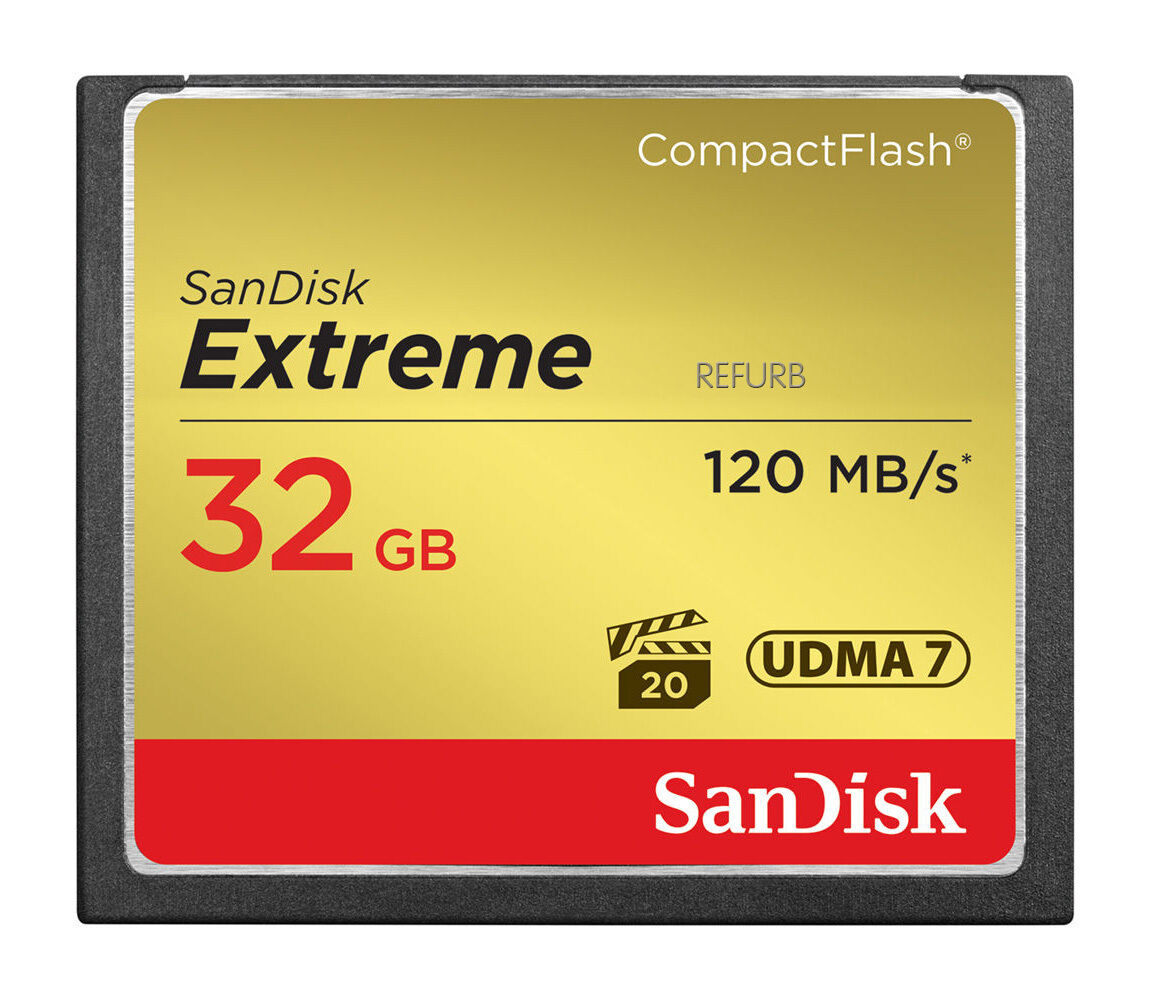 Pentax Compatible SanDisk Extreme 32GB CF Card