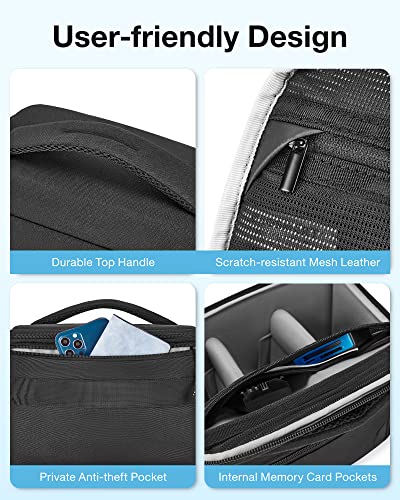 Pentax Camera Bag with Tripod Holder, Waterproof Black