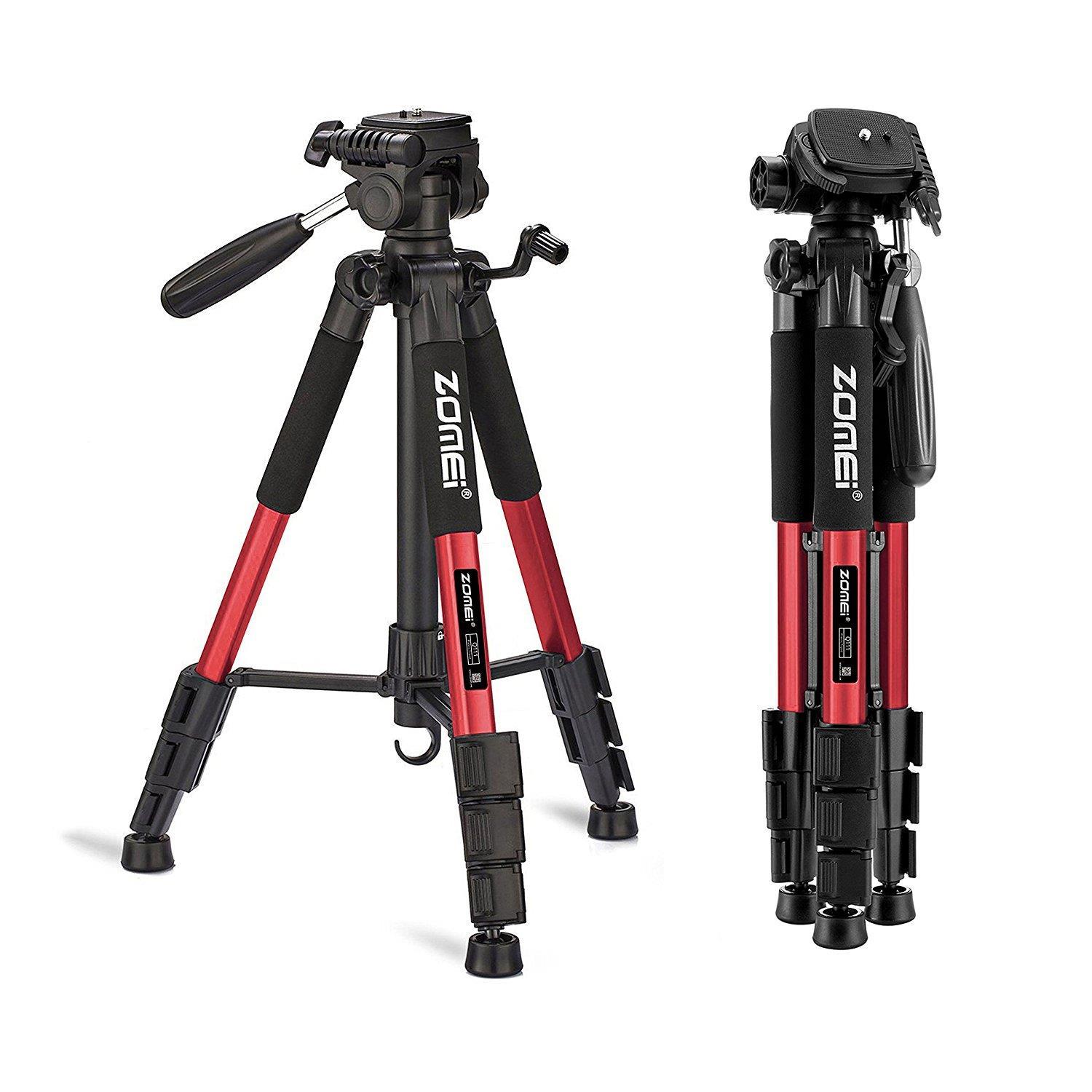 55" Lightweight Aluminum Tripod for Pentax Cameras