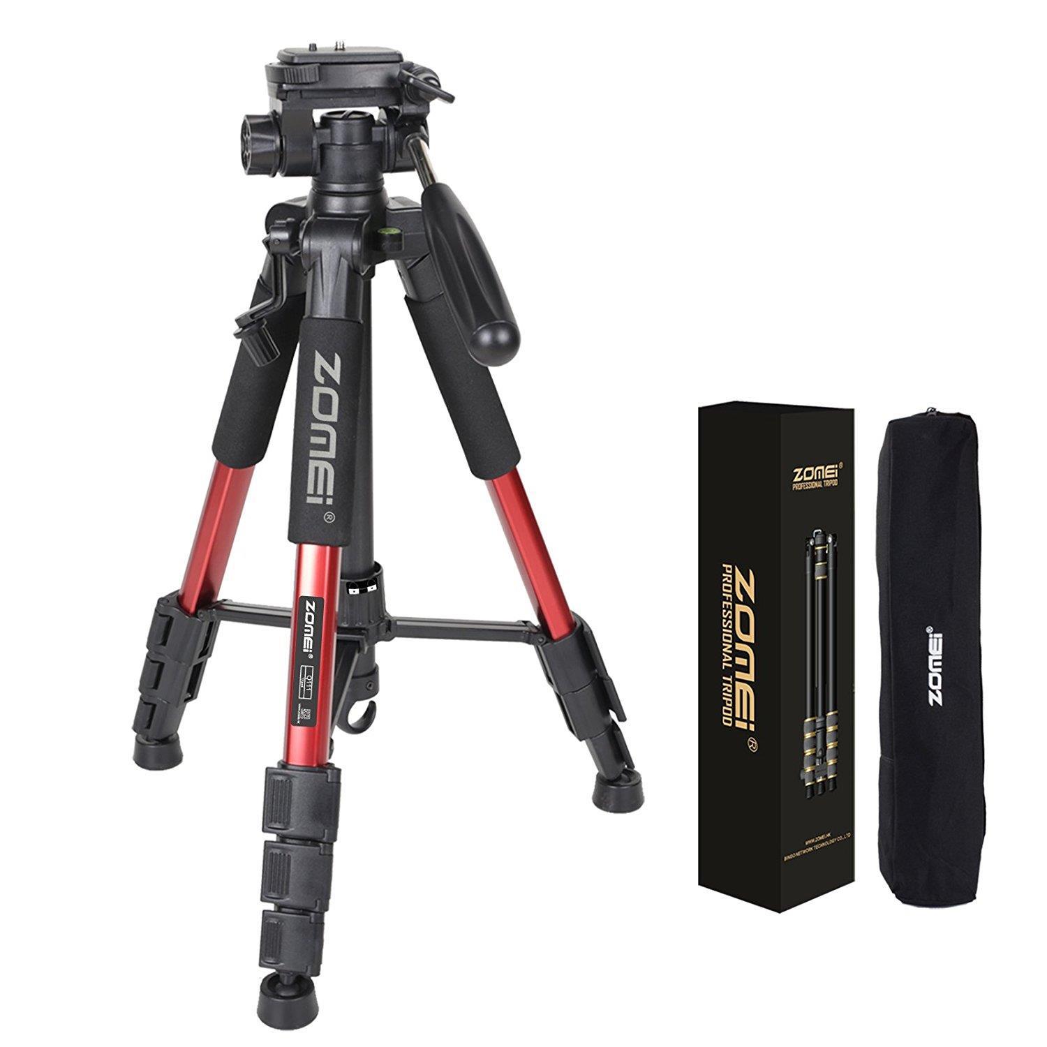 55" Lightweight Aluminum Tripod for Pentax Cameras