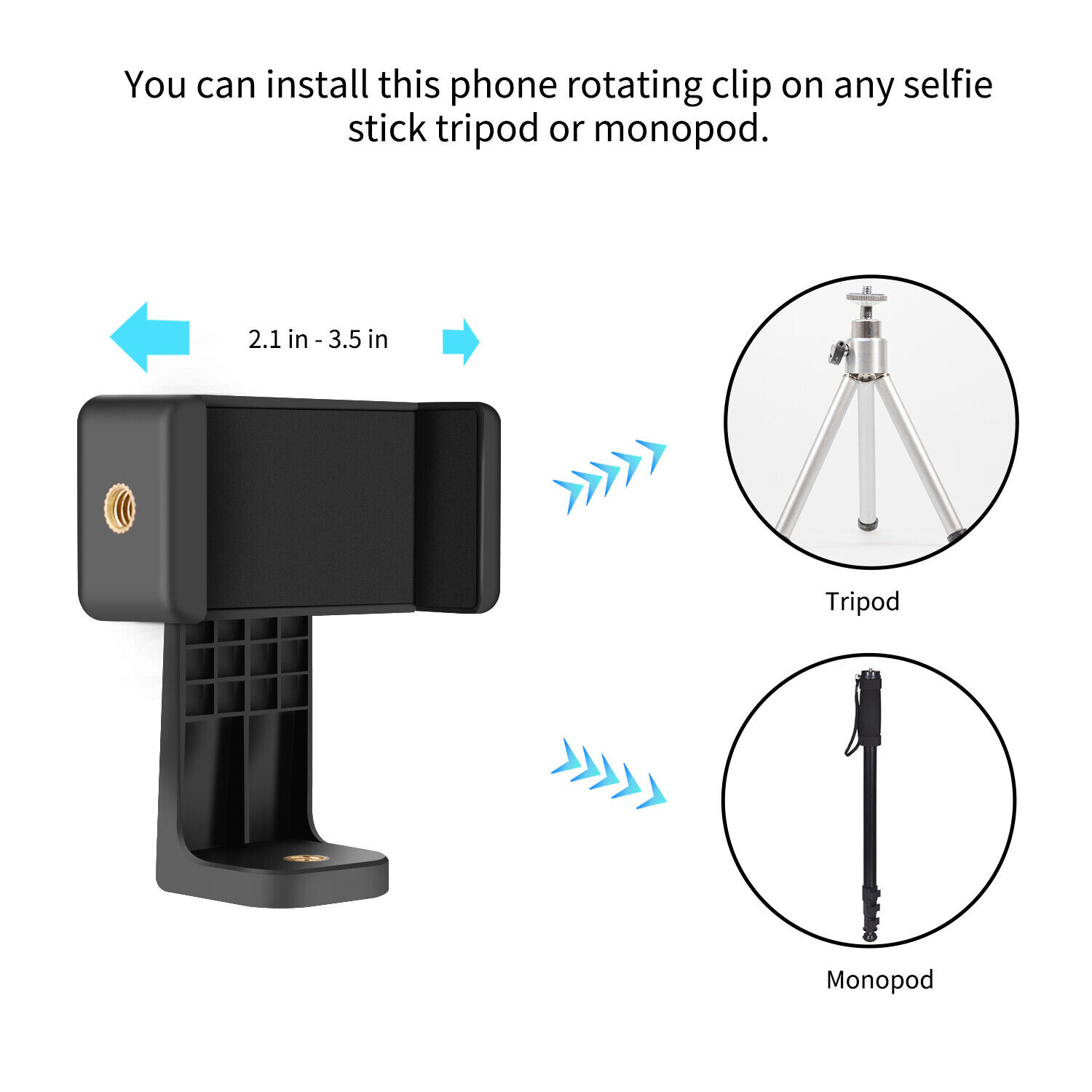 Universal Portable Phone Tripod For Video Recording