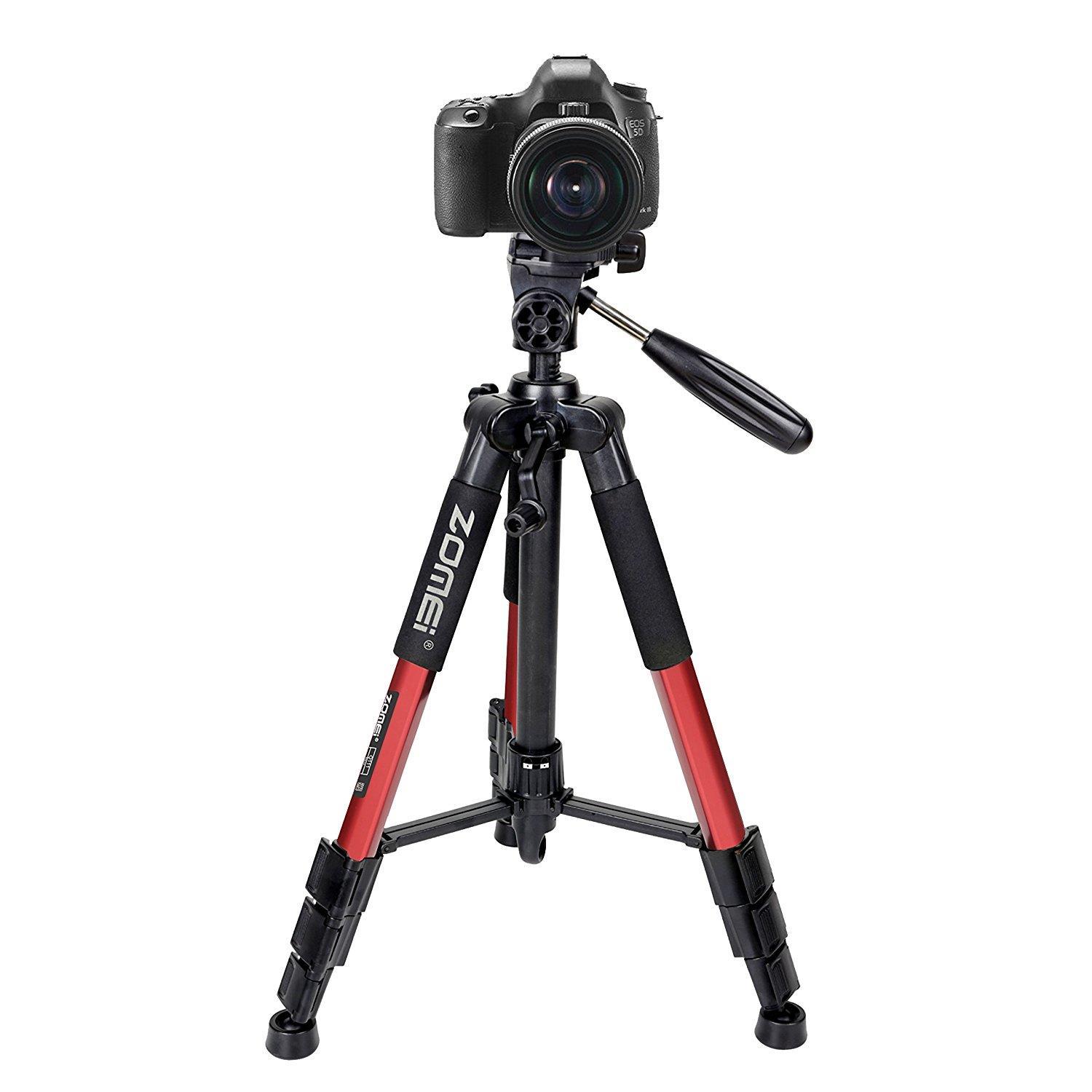 55" Lightweight Aluminum Tripod for Pentax Cameras