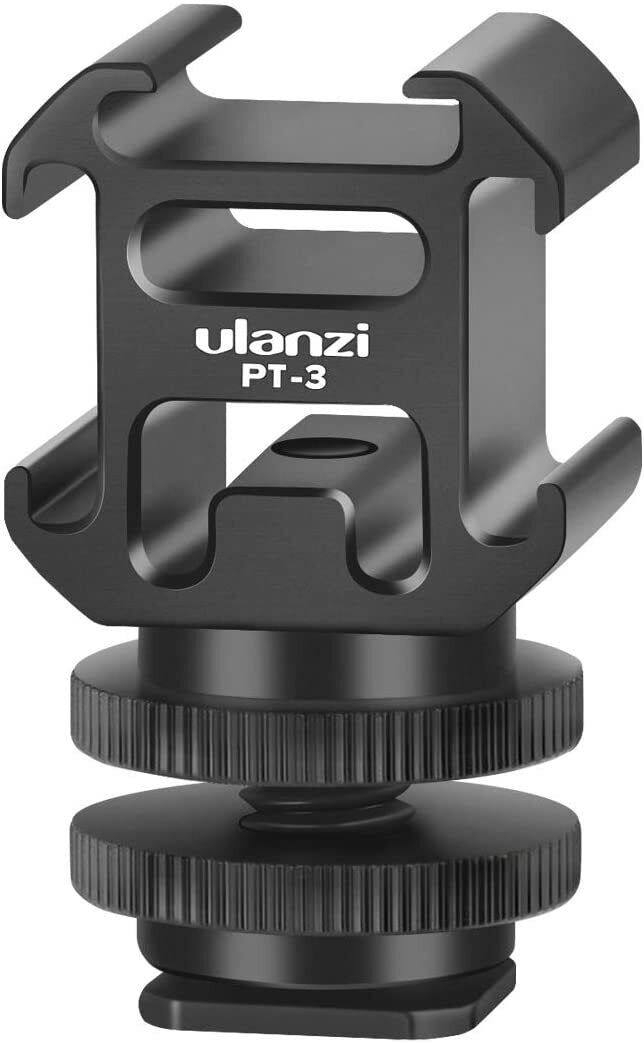 Triple Cold Shoe Bracket for Pentax Cameras