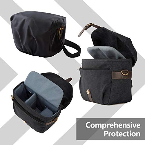 Pentax Vintage Camera Shoulder Bag, Black