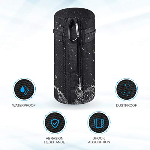 Powerextra Lens Pouch Set for DSLR Lenses