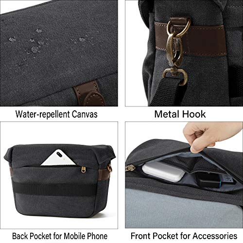 Pentax Vintage Camera Shoulder Bag, Black