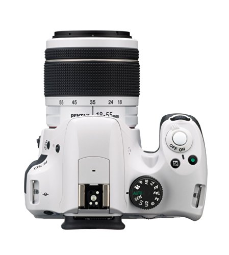 Pentax K-50 DSLR Kit with 2 Lenses (White)