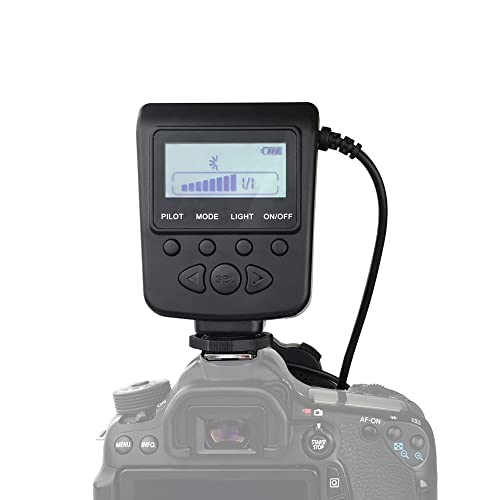 LED Macro Ring Flash with Lens Filters for DSLRs