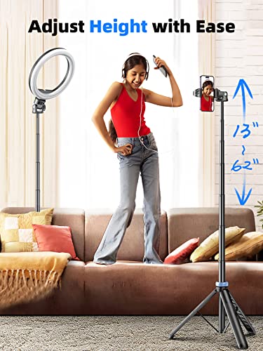 Kaiess 62" Selfie Stick Tripod with Remote