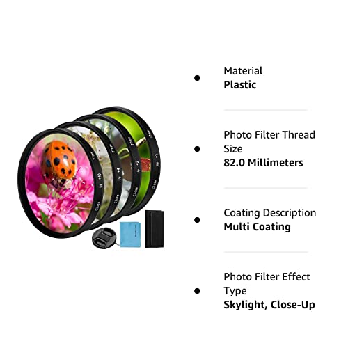 82mm Macro Filter Kit for Pentax Cameras