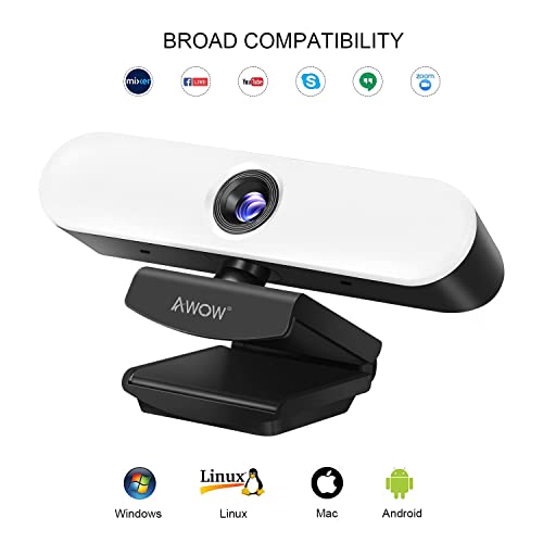 Pentax-Compatible 2K Webcam with Mic and Light