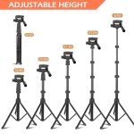 Versatile 67" Tripod with Remote & Phone Holder