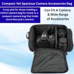 Soft padded camera bag for multiple brands