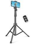Sensyne 62" Phone Tripod & Selfie Stick Combo