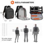 Professional Waterproof Camera Backpack for DSLR & Mirrorless Cameras