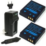 Pentax D-LI106 Charger & Battery Pack (2pc)
