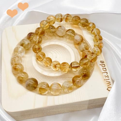 Citrine Solar Plexus Chakra Bracelets for Women and Men