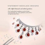 Ruby Solitaire Necklace in 14k Yellow Gold