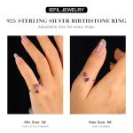 Adjustable Garnet Ring - January Birthstone Jewelry