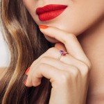 Adjustable Garnet Ring - January Birthstone Jewelry