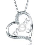 Elegant Pearl Necklace Gift for Mom