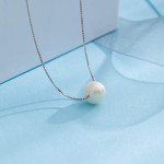 Sterling Silver Pearl Necklace for Mother-in-Law
