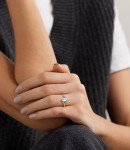 DOLIOX Moonstone Ring in Sterling Silver for Her