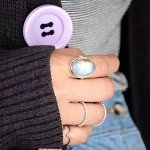 Boho Moonstone Ring in Sterling Silver