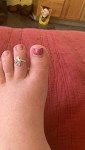 Adjustable Rainbow Moonstone Sterling Silver Toe Ring
