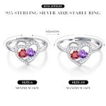 Ruby Birthstone Wedding Rings for Women