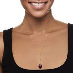 14kt Yellow Gold Gemstone Y-Necklace