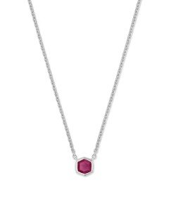 Kendra Scott Pink Ruby Pendant Necklace