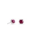 Kendra Scott Ruby Sterling Silver Stud Earrings