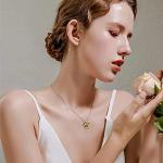 Stylish Butterfly Necklace with Peridot Gemstone