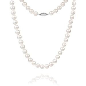 Elegant 22-Inch White Freshwater Pearl Necklace for Her