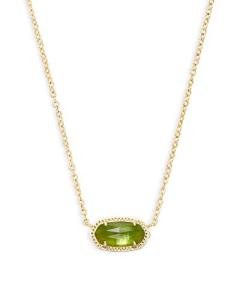 Kendra Scott Gold-Plated Peridot Pendant Necklace