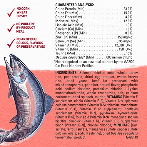 Natural Salmon Cat Food - 3lbs