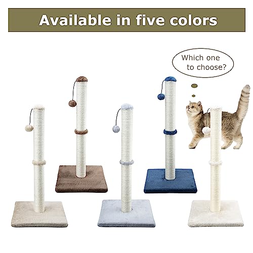 Tall Grey Scratching Post for Cats