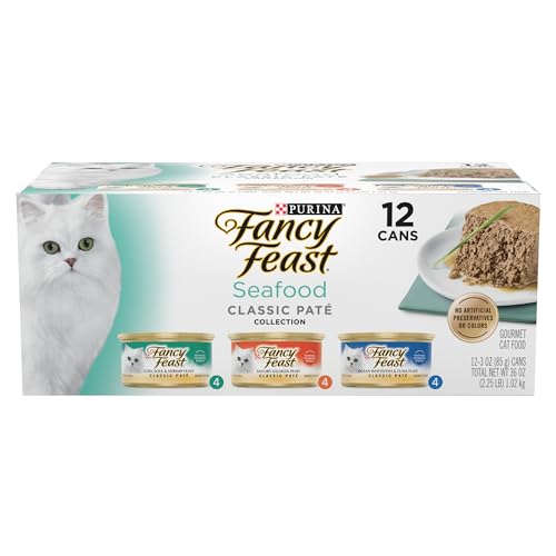 Fancy Feast Seafood Pate Variety Pack (24)