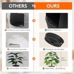Lifewit Hidden Litter Box with Faux Plant