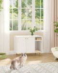 Stylish Cat Litter Box Furniture and Storage Table