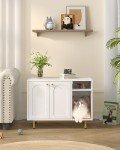 Stylish Cat Litter Box Furniture and Storage Table