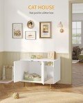 Stylish Cat Litter Box Furniture and Storage Table