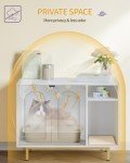 Stylish Cat Litter Box Furniture and Storage Table