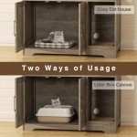 Halitaa Cat Litter Box Enclosure and Furniture