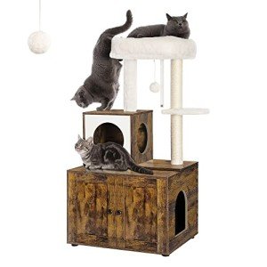 Multipurpose Cat Litter Box Enclosure & Tree