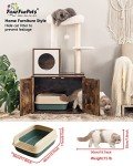 Multipurpose Cat Litter Box Enclosure & Tree